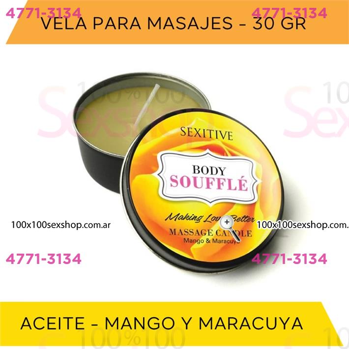 Cód: CA CR D64 - Vela para masajes Mango y Maracuya - $ 9100